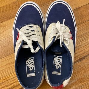 Vans Authentic Pro Blue and Cream